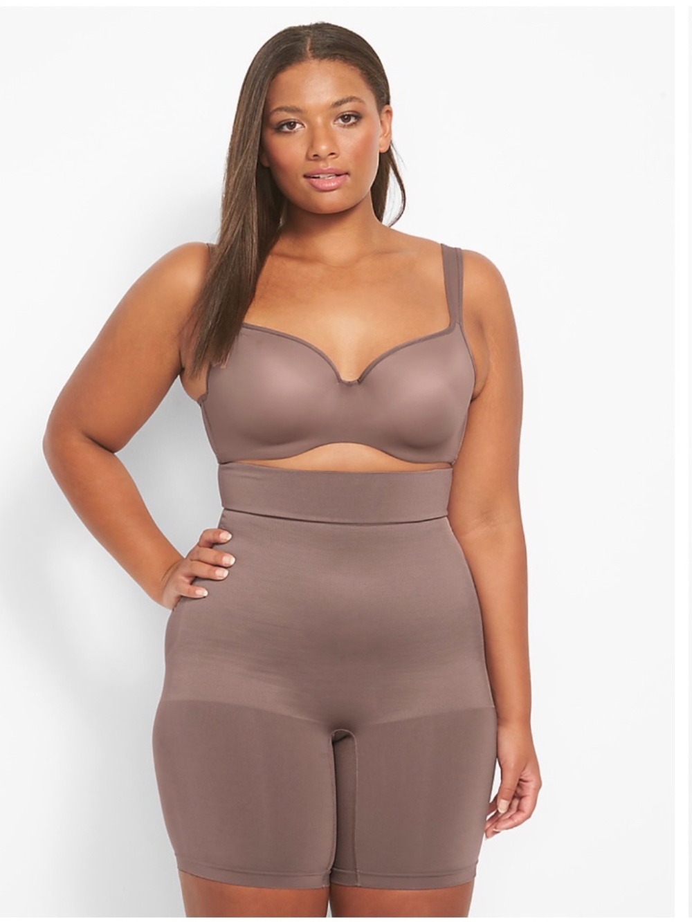 NWT Cacique THE SLIMMER HIGH WAIST SHAPING SHORT 18/20
